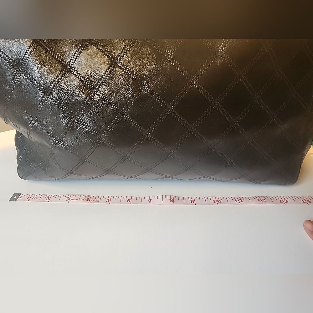 Marc Jacobs BUDDY Quilted Satchel Bag Black $1295+ Made in Italy - Picture 12 of 12